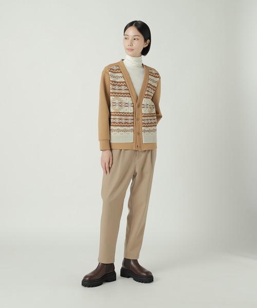 ZUCCa（ズッカ）の「ウーリーストレッチツイル / パンツ / S（その他パンツ・レディース・ブラック/ネイビー/ライトブラウン・M size/S size）」の7枚目の写真
