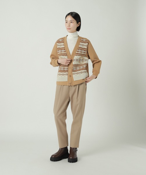 ZUCCa（ズッカ）の「ウーリーストレッチツイル / パンツ / S（その他パンツ・レディース・ブラック/ネイビー/ライトブラウン・M size/S size）」の8枚目の写真
