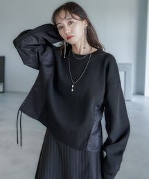 HARE | イソザイドッキングニットプルオーバー(HARE)(ニット/セーター)