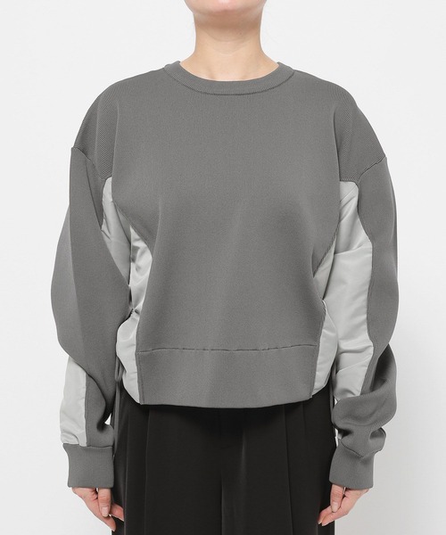 HARE イソザイドッキングニット ホワイト セール】イソザイドッキングニットプルオーバー(HARE)（ニット