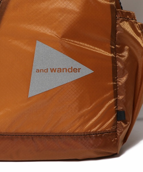 and wander（アンドワンダー）の「and wander / sil daypack（トートバッグ・レディース・ボルドー/グレー・FREE）」の7枚目の写真