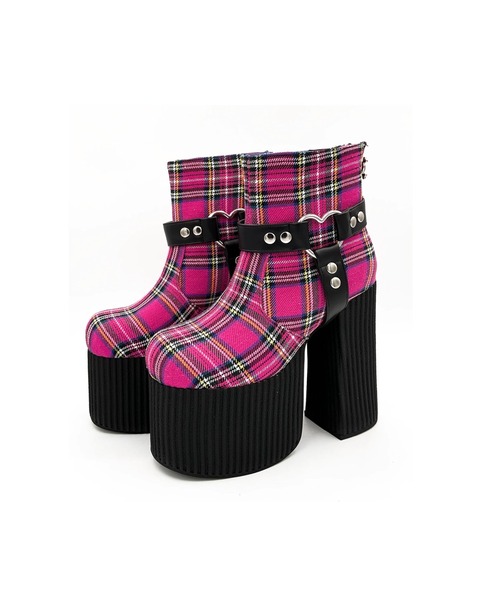 タータンチェックブーツ Charla Tedrick│Jeffrey Campbell OFFICIAL