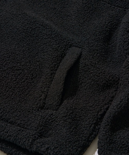 Healthknit(ヘルスニット)の「【Healthknit】Expendition Boa Fleece Half Zip / ハーフジップ ボア フリース(スウェット・メンズ・アイボリー/ブラック・MEDIUM/LARGE)」の9枚目の写真