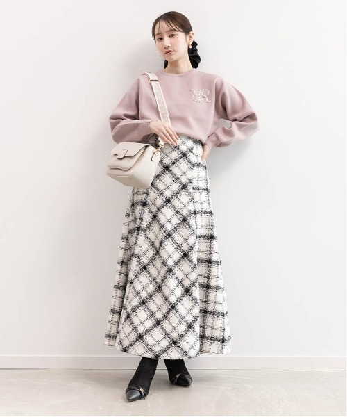 RANDA（ランダ）の「エンボスモノグラムショルダーバッグ（ショルダーバッグ・レディース・ブラック/ダークグレー/アイボリー・FREE）」の20枚目の写真