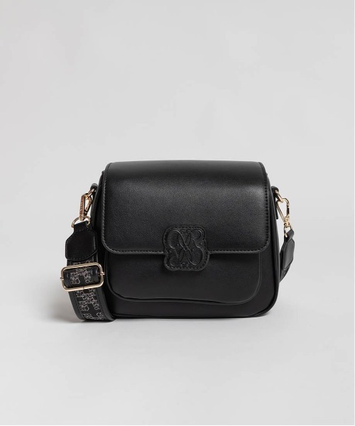 RANDA（ランダ）の「エンボスモノグラムショルダーバッグ（ショルダーバッグ・レディース・ブラック/ダークグレー/アイボリー・FREE）」の8枚目の写真