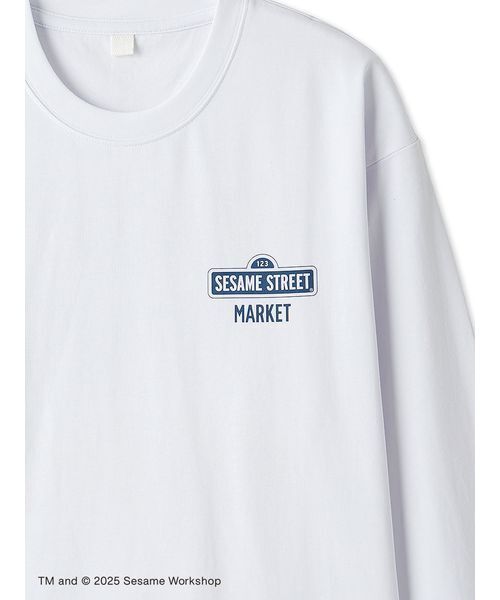 SESAME STREET(セサミストリート)の「【CAFE SWEETS】【UNISEX】ロングTシャツ(DONUT)(Tシャツ/カットソー・レディース・ホワイト/ラベンダー・M/L)」の11枚目の写真