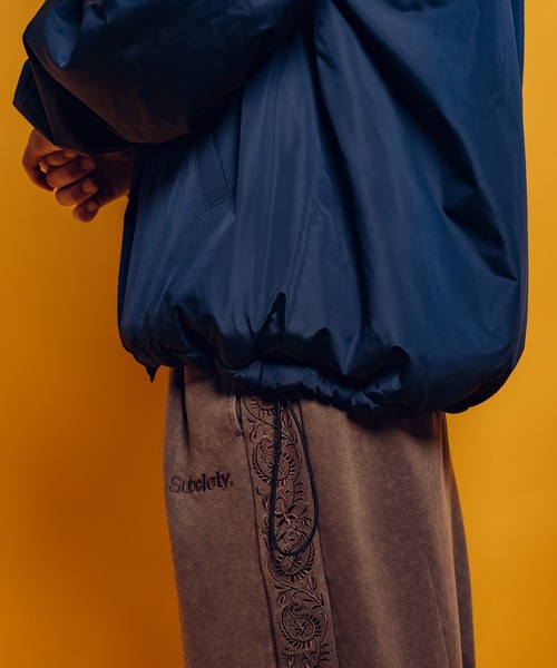 Subciety（サブサエティ）の「Boa coach jkt（ナイロンジャケット・メンズ・グレー/ブラック/ネイビー・SMALL/X-LARGE/LARGE/MEDIUM）」の19枚目の写真