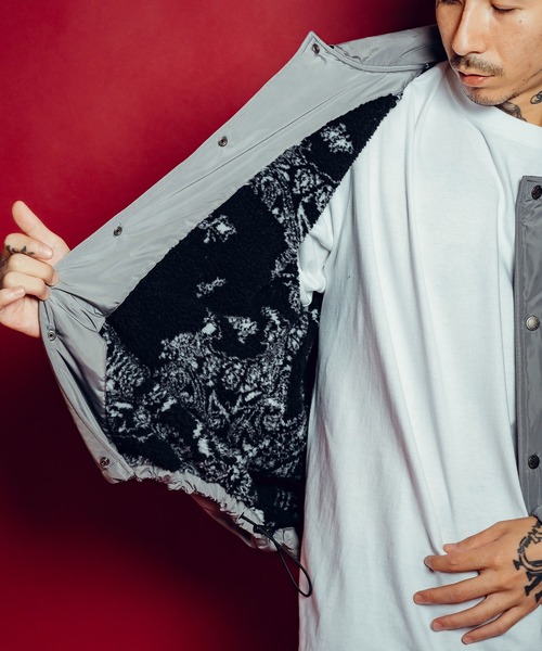 Subciety（サブサエティ）の「Boa coach jkt（ナイロンジャケット・メンズ・グレー/ブラック/ネイビー・SMALL/X-LARGE/LARGE/MEDIUM）」の13枚目の写真