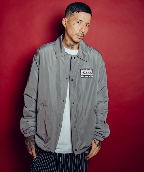 Subciety（サブサエティ）の「Boa coach jkt（ナイロンジャケット・メンズ・グレー/ブラック/ネイビー・SMALL/X-LARGE/LARGE/MEDIUM）」の14枚目の写真