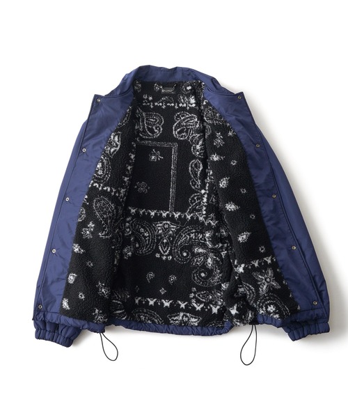 Subciety（サブサエティ）の「Boa coach jkt（ナイロンジャケット・メンズ・グレー/ブラック/ネイビー・SMALL/X-LARGE/LARGE/MEDIUM）」の7枚目の写真