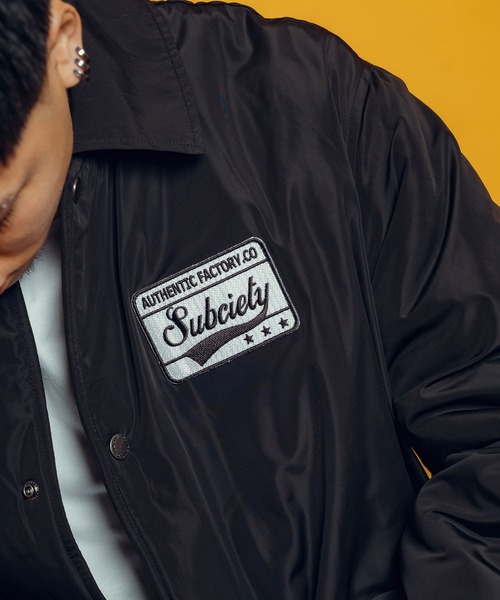 Subciety（サブサエティ）の「Boa coach jkt（ナイロンジャケット・メンズ・グレー/ブラック/ネイビー・SMALL/X-LARGE/LARGE/MEDIUM）」の9枚目の写真