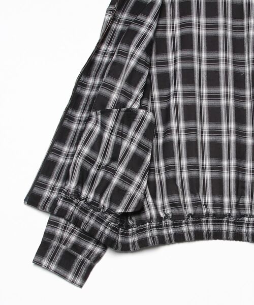 AMERICAN RAG CIE（アメリカンラグシー）の「【MEN】for BAYFLOW NEL CHECK BLOUSON（ブルゾン・メンズ・ブラック・M/L）」の8枚目の写真