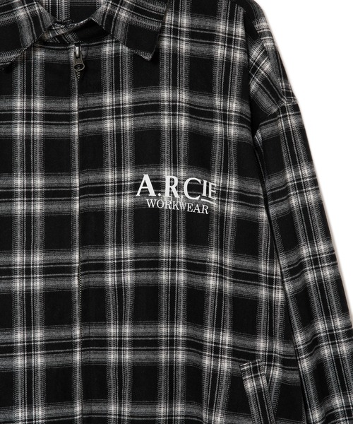 AMERICAN RAG CIE（アメリカンラグシー）の「【MEN】for BAYFLOW NEL CHECK BLOUSON（ブルゾン・メンズ・ブラック・M/L）」の3枚目の写真