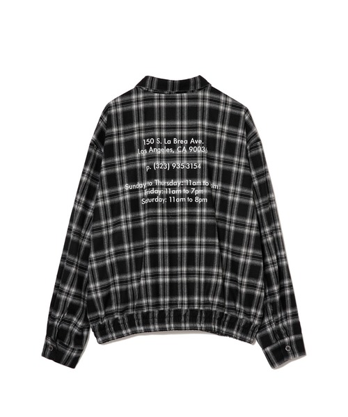 AMERICAN RAG CIE（アメリカンラグシー）の「【MEN】for BAYFLOW NEL CHECK BLOUSON（ブルゾン・メンズ・ブラック・M/L）」の2枚目の写真