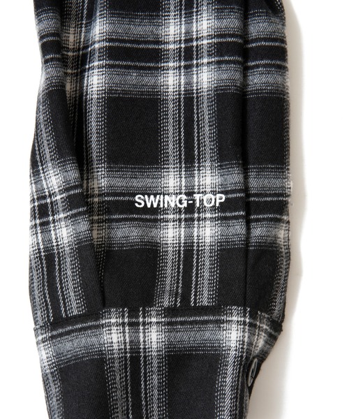 AMERICAN RAG CIE（アメリカンラグシー）の「【MEN】for BAYFLOW NEL CHECK BLOUSON（ブルゾン・メンズ・ブラック・M/L）」の6枚目の写真