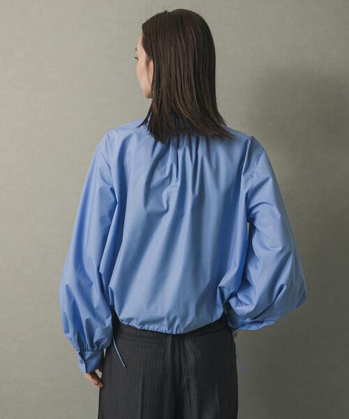 SENSE OF PLACE by URBAN RESEARCH（センスオブプレイスバイアーバンリサーチ）の「クロップドバルーンシャツ（シャツ/ブラウス・レディース・ライトブルー/オフホワイト/ブラック系その他・ONE）」の6枚目の写真