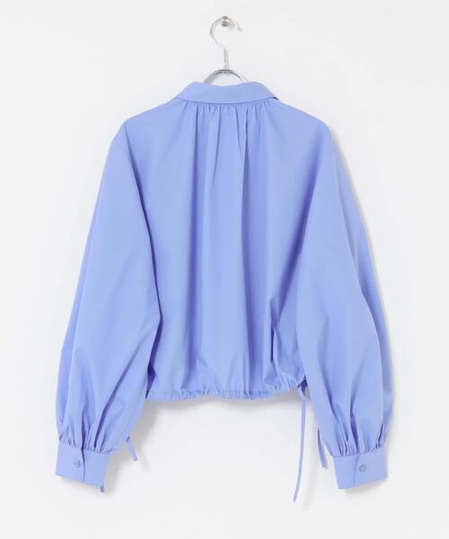 SENSE OF PLACE by URBAN RESEARCH（センスオブプレイスバイアーバンリサーチ）の「クロップドバルーンシャツ（シャツ/ブラウス・レディース・ライトブルー/オフホワイト/ブラック系その他・ONE）」の13枚目の写真