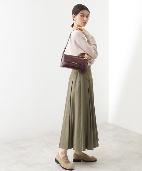 THE SHOP TK （ザ ショップ ティーケー ）の「クラシックショルダーバッグ（ショルダーバッグ・レディース・ブラック/ナチュラル/ボルドー・00）」の11枚目の写真