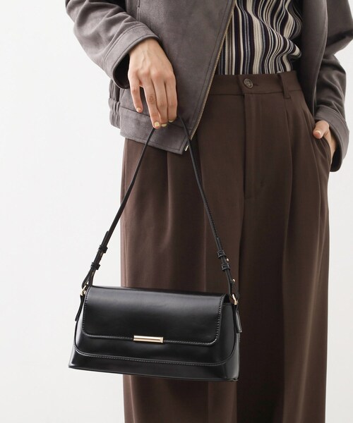 THE SHOP TK （ザ ショップ ティーケー ）の「クラシックショルダーバッグ（ショルダーバッグ・レディース・ブラック/ナチュラル/ボルドー・00）」の19枚目の写真