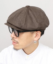 Ruben（ルーベン）の「スエード調 ピーチスキン ボリューム キャスケット（キャスケット）」