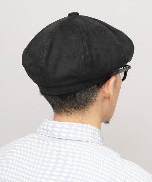 Ruben（ルーベン）の「スエード調 ピーチスキン ボリューム キャスケット（キャスケット・メンズ・グレー/ブラック・FREE）」の13枚目の写真