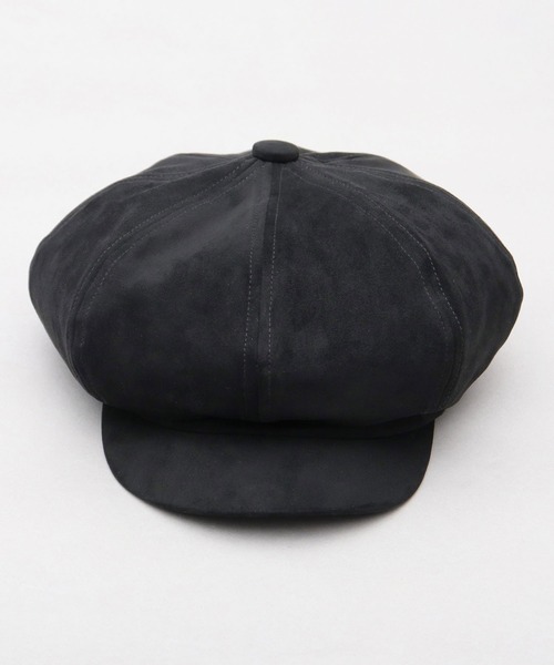 Ruben（ルーベン）の「スエード調 ピーチスキン ボリューム キャスケット（キャスケット・メンズ・グレー/ブラック・FREE）」の8枚目の写真