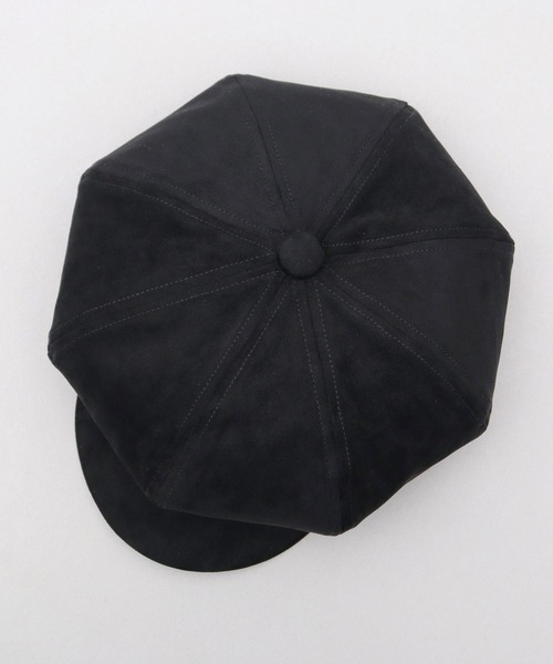 Ruben（ルーベン）の「スエード調 ピーチスキン ボリューム キャスケット（キャスケット・メンズ・グレー/ブラック・FREE）」の3枚目の写真
