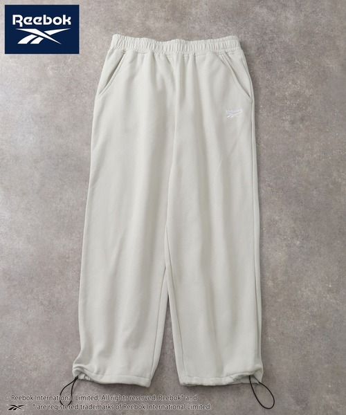 Reebok（リーボック）の「【Reebok/リーボック】CORPUS TOKYO別注 ロゴスウェットセットアップ/上下セット 裏起毛（セットアップ・メンズ・ネイビー/ブラウン/ブラック/グレイッシュベージュ・LL/M/L）」の6枚目の写真