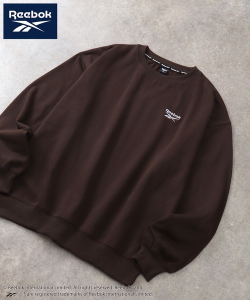 Reebok（リーボック）の「【Reebok/リーボック】CORPUS TOKYO別注 ロゴスウェットセットアップ/上下セット 裏起毛（セットアップ・メンズ・ネイビー/ブラウン/ブラック/グレイッシュベージュ・LL/M/L）」の12枚目の写真