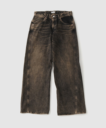 15SS Jieda ジエダ デニム エプロン ブラックデニム カーペンターパンツ デザイン レイヤード コットン 黒 Jieda（ジエダ）の「SWITCHING OVER DENIM（デニムパンツ）」 - WEAR