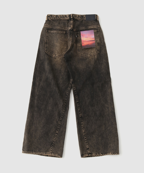 Jieda(ジエダ)の「JIEDA / ジエダ USED 3D WORK DENIM / PT27-A(デニムパンツ・メンズ・ブラック/ブルー系その他・1/2)」の3枚目の写真