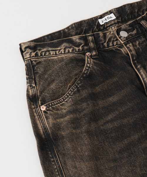 Jieda(ジエダ)の「JIEDA / ジエダ USED 3D WORK DENIM / PT27-A(デニムパンツ・メンズ・ブラック/ブルー系その他・1/2)」の4枚目の写真