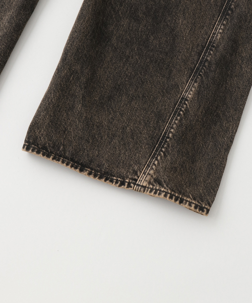 Jieda(ジエダ)の「JIEDA / ジエダ USED 3D WORK DENIM / PT27-A(デニムパンツ・メンズ・ブラック/ブルー系その他・1/2)」の5枚目の写真