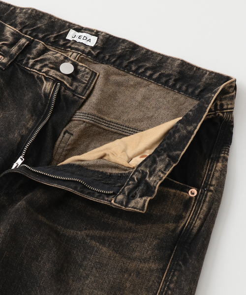 Jieda(ジエダ)の「JIEDA / ジエダ USED 3D WORK DENIM / PT27-A(デニムパンツ・メンズ・ブラック/ブルー系その他・1/2)」の6枚目の写真