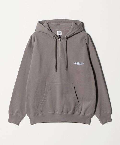 California General Store（California General Store）の「＜CGS.＞オーガニックコットン ハーフジップ フーディ スウェット（スウェット・メンズ・モカ/ワイン/ダークブラウン/ライトグレー・L/XL/S/M）」の9枚目の写真