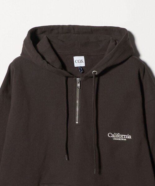 California General Store（California General Store）の「＜CGS.＞オーガニックコットン ハーフジップ フーディ スウェット（スウェット・メンズ・モカ/ワイン/ダークブラウン/ライトグレー・L/XL/S/M）」の22枚目の写真