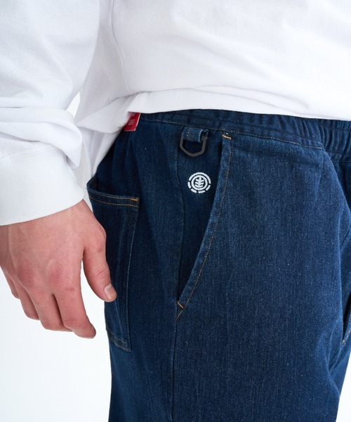 ELEMENT(エレメント)の「ELEMENT メンズ SHOD PANTS STD DENIM デニムパンツ 【2025年秋冬モデル】/エレメントウエストゴムテーパードデニムパンツ(デニムパンツ・メンズ・ブラック系その他/インディゴブルー/ブルー系その他/ライトブルー・X-LARGE/LARGE/MEDIUM)」の17枚目の写真