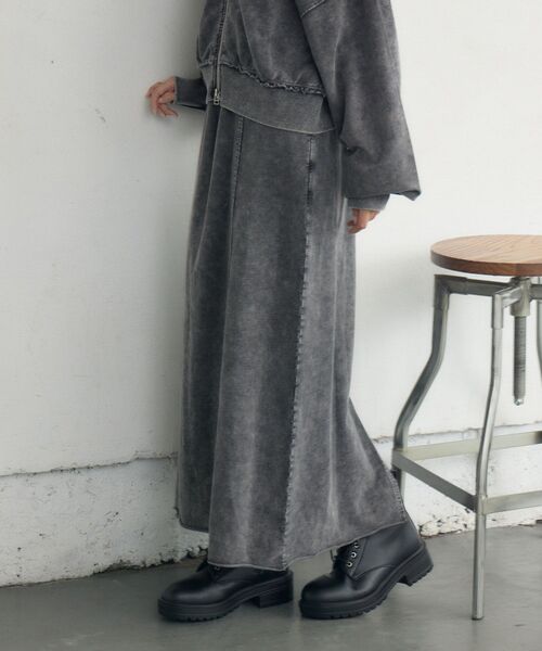 RETRO GIRL(レトロガール)の「【セットアップ対応】スウェットナローSK(スカート・レディース・ブラウン/ライトグレー/チャコールグレー・FREE)」の15枚目の写真