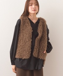 OMNES | ノーカラープードルファージレベスト(ベスト)