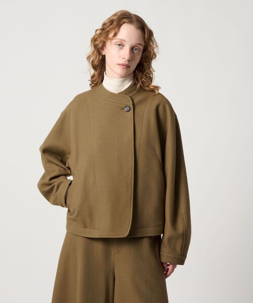 Steven Alan＞ショート ブルゾン（ノーカラージャケット）｜Steven