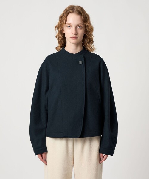 Steven Alan＞ショート ブルゾン（ノーカラージャケット）｜Steven