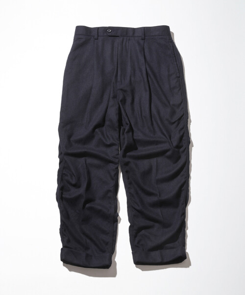 CAHLUMN カウラム Polyester 1Tuck Slacks Pant CAHLUMN Polyester 1 Tuck Slacks Pant – unexpected store