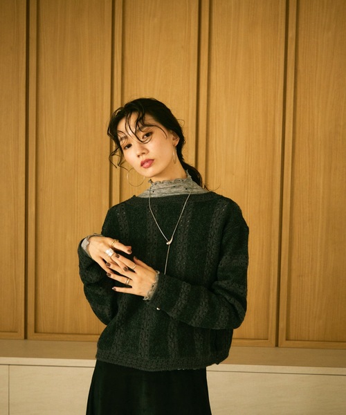 トップス true love Cowl Neck Sweatshirts Plus Size Tops with Pockets Long