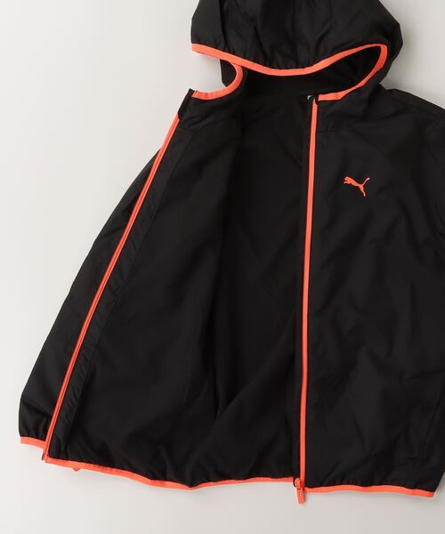 PUMA（プーマ）の「プーマ PUMA FL ラインド ウィンドブレーカー_（ナイロンジャケット・キッズ・ブラック/サンドグレー・130cm/140cm/120cm/150cm/160cm）」の4枚目の写真