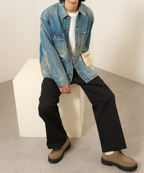 UNIVERSAL OVERALL（ユニバーサルオーバーオール）の「【UNIVERSAL OVERALL】COVERALL HT2433400-C（カバーオール・メンズ・インディゴブルー・L/M/XL/S）」の10枚目の写真