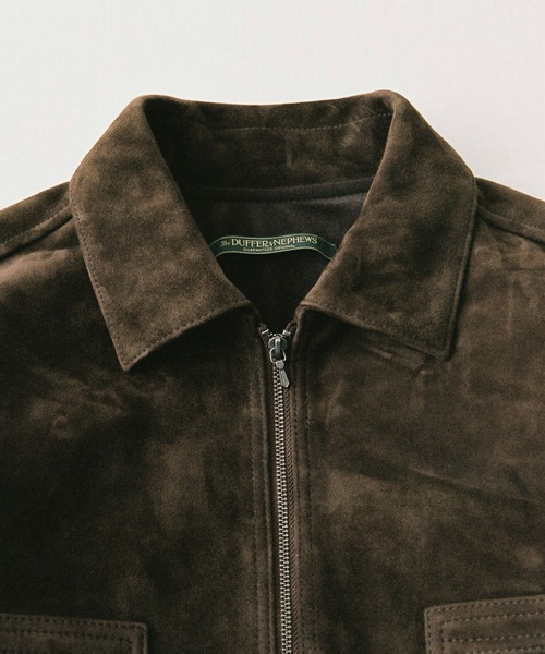 LEATHER SHIRT JACKET SUEDE（ブルゾン）｜The DUFFER N NEPHEWS（ザ