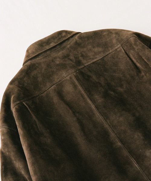 LEATHER SHIRT JACKET SUEDE（ブルゾン）｜The DUFFER N NEPHEWS（ザ