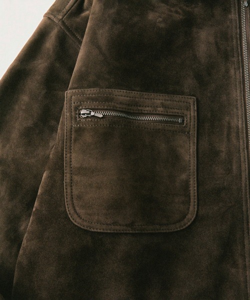 LEATHER SHIRT JACKET SUEDE（ブルゾン）｜The DUFFER N NEPHEWS（ザ