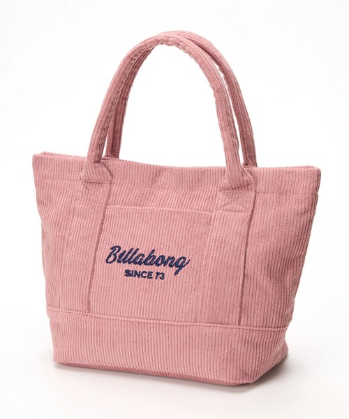 BILLABONG（ビラボン）の「BILLABONG レディース CORDUROY MINI TOTE B トートバッグ 【2025年秋冬モデル】 @autumn /ビラボンロゴ刺繍コーデュロイミニトートバック（トートバッグ・レディース・ブラック/ブラウン/アイボリー/ローズ・FREE）」の4枚目の写真