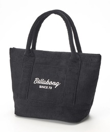 BILLABONG レディース CORDUROY MINI TOTE B トートバッグ 【2025年秋冬モデル】 @autumn /ビラボンロゴ刺繍コーデュロイミニトートバック